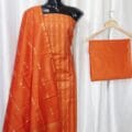 Unstitched Handloom Cotton Silk Dress Material for Women