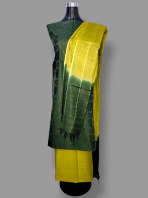 Semi Silk Dress Material Online Shopping with dummy in this picture