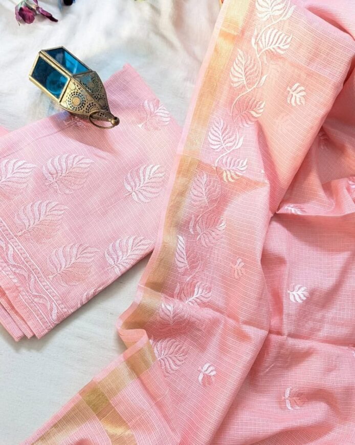 Kota Doria Embroidery Suits – Elegant & Lightweight