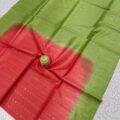 Sequins Striped Kota Silk Saree on the Floor