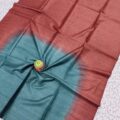 Sequins Striped Kota Silk Saree on the Floor