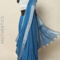 Linen by Linen saree with Dummy in picture