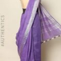 Linen by Linen saree with Dummy in picture