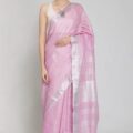 Pure Linen Sarees Online | Handloom Woven Linen Sari for All Occasions