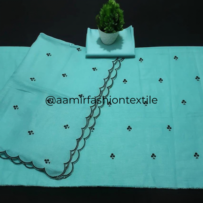 Women Linen Salwar Kameez with Dupatta