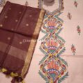 Buy Madhubani print dress material online on the floor