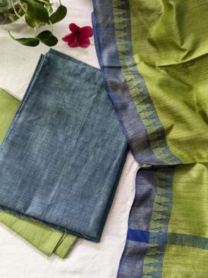 Khadi Cotton Suit Set for Women – Temple Border | Aamir Fashion Textile