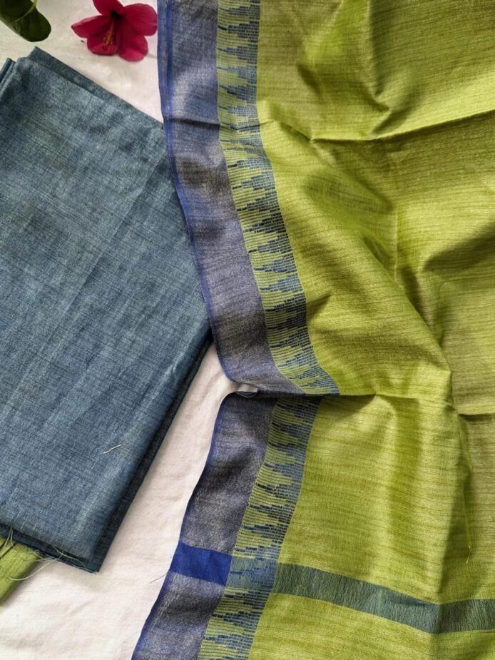 Khadi Cotton Suit Set for Women – Temple Border | Aamir Fashion Textile