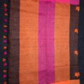 Black Linen Saree with Embroidery Work Party & Wedding Wear