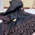 Bhagalpuri Tussar Silk Saree with Hand Cutwork Design