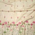 Embroidery Suit Material for Women – Cotton Linen Floral Design